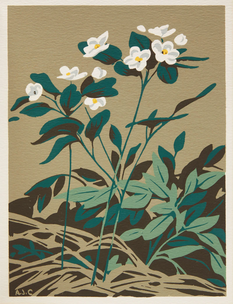 Alfred Joseph Casson, Christmas Cards, two colour screenprints and one photolithographic reproduction - view 3