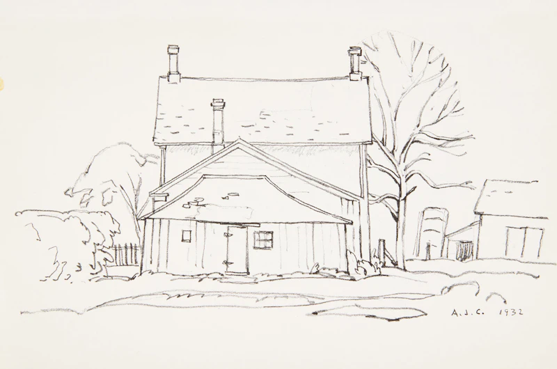 Alfred Joseph Casson, Christmas Cards, two colour screenprints and one photolithographic reproduction - view 4