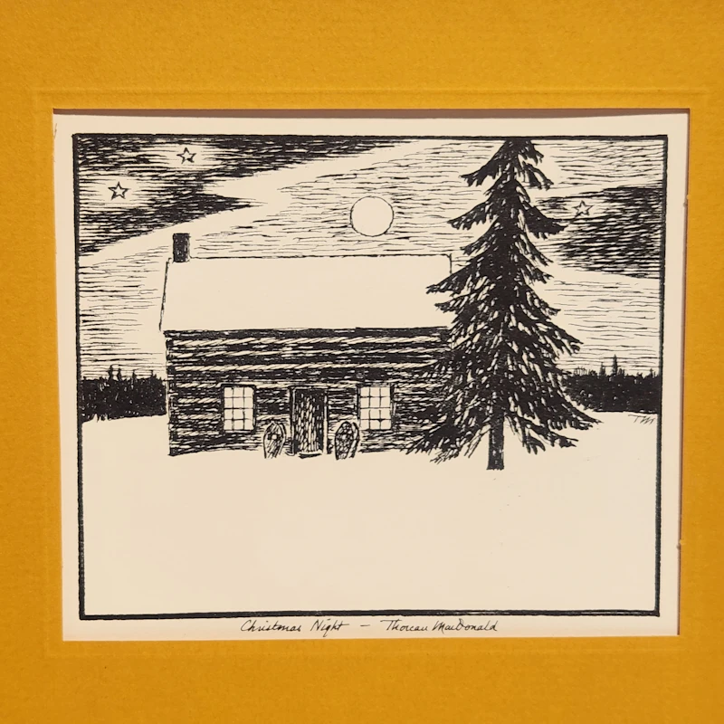 Christmas Night  by Thoreau MacDonald