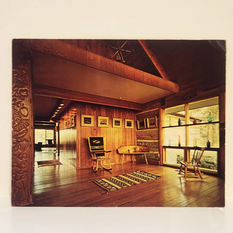 Thoreau MacDonald, Christmas Night , one photolithographic reproduction and two postcards - view 3