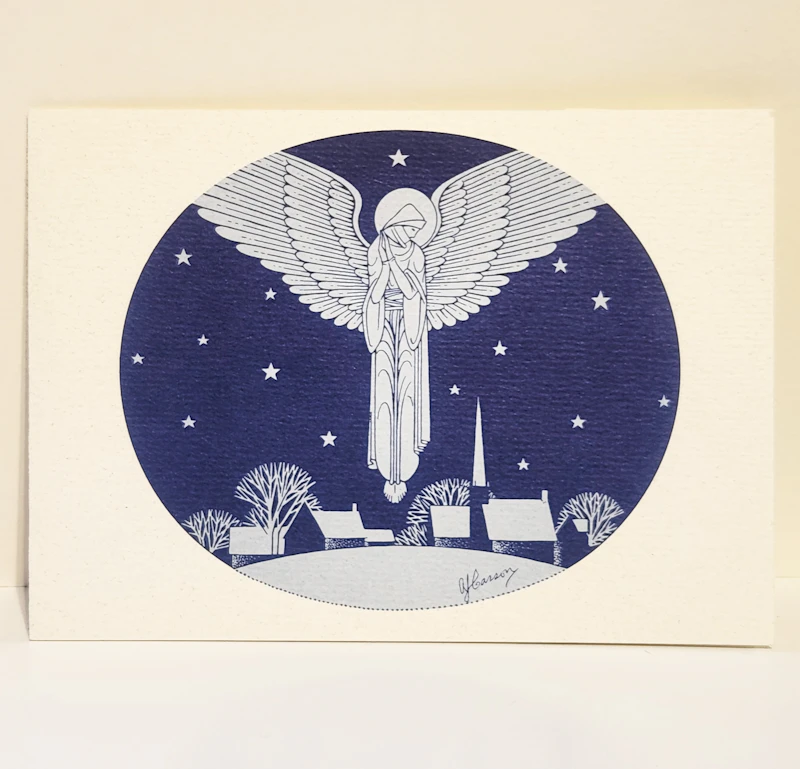 Alfred Joseph Casson, Three Christmas Cards, three photolithographic reproductions - view 2