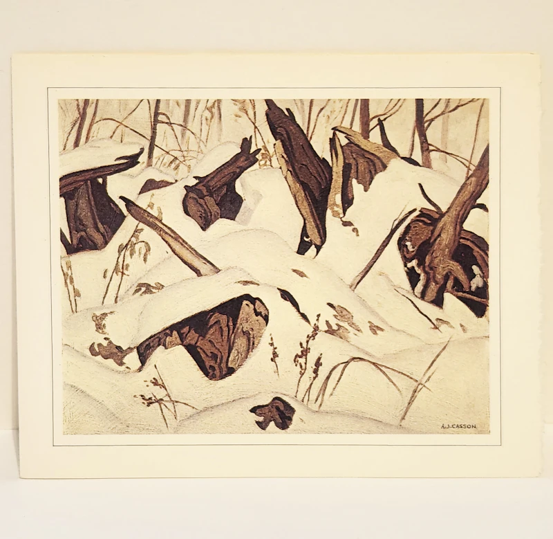 Alfred Joseph Casson, Three Christmas Cards, three photolithographic reproductions - view 3