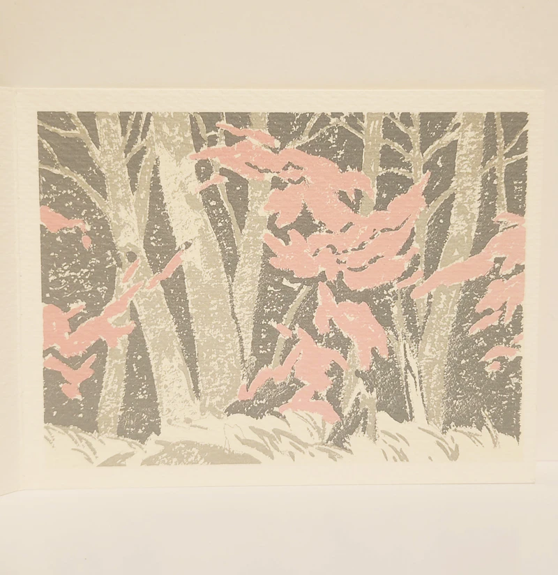 Four Christmas Cards by Alfred Joseph Casson