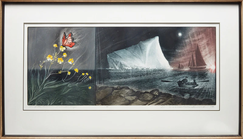 David Lloyd Blackwood, His Father Dreams II: Labrador Days, etching, 1988 - view 2
