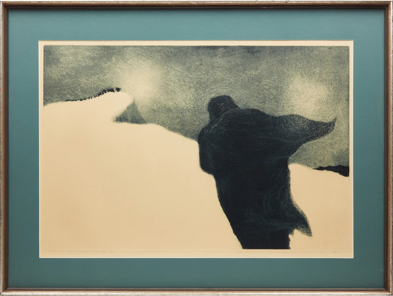 David Lloyd Blackwood, Wreck off Bragg’s Island, etching, 1967 - view 2