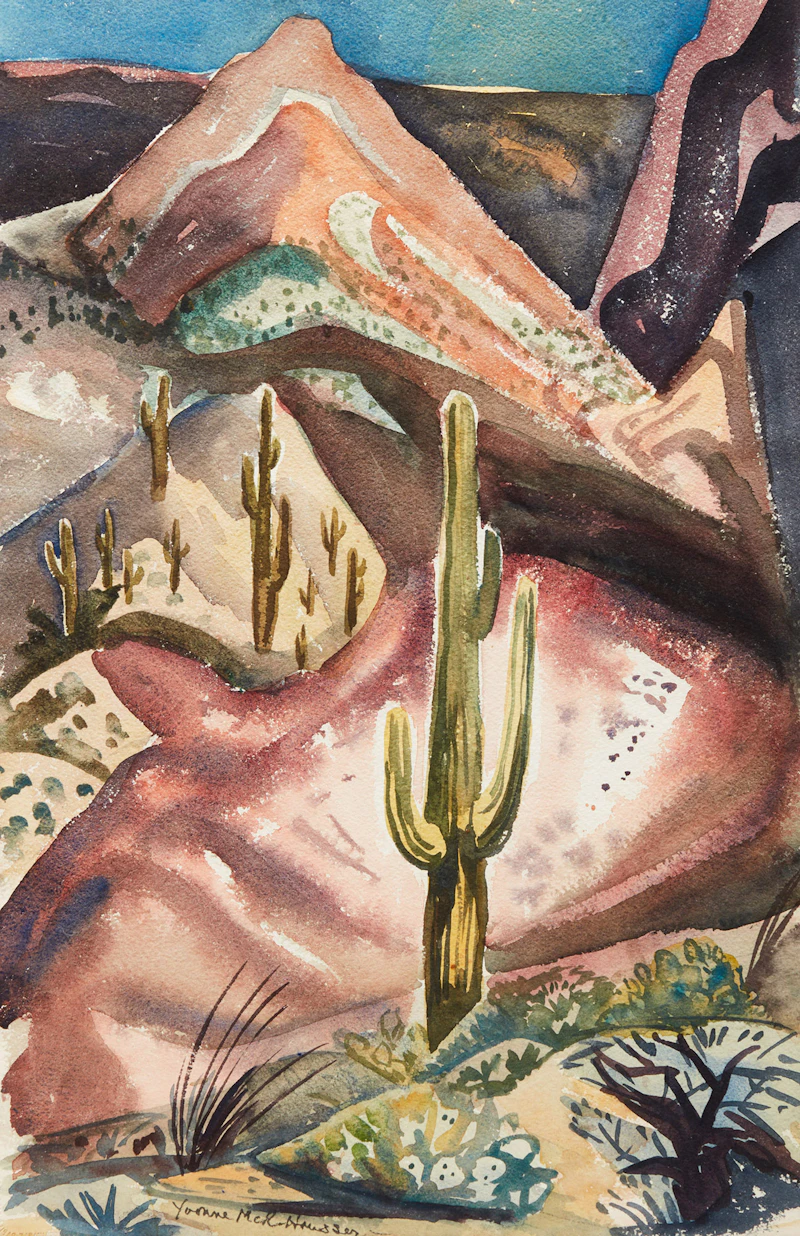 In the Canyon, Arizona by Yvonne McKague Housser
