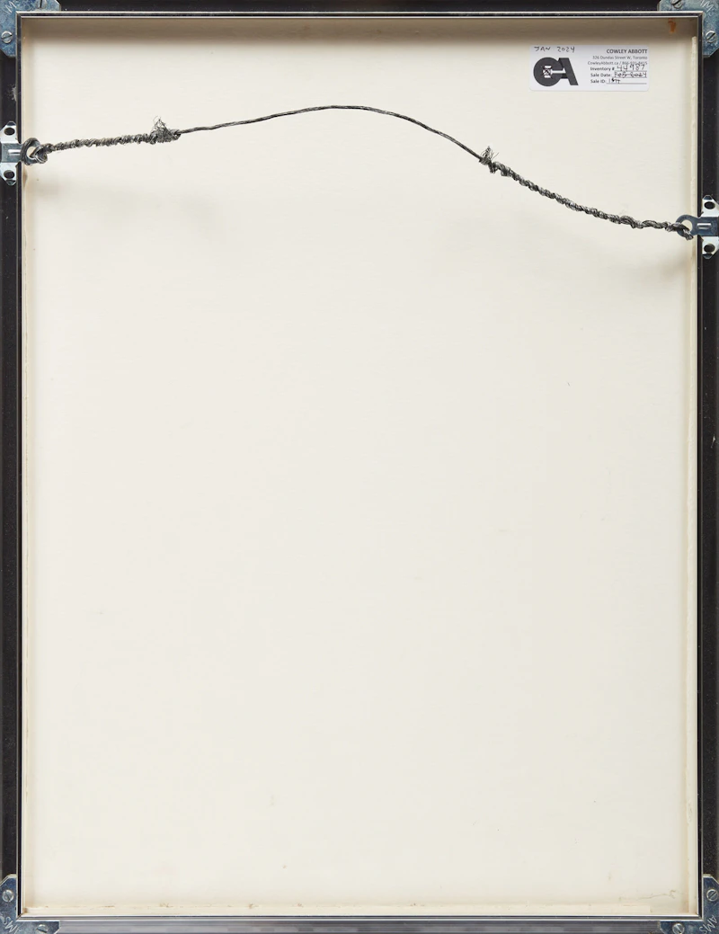 Joseph Drapell, Canadian Spring, acrylic on paper, 1991 - view 3
