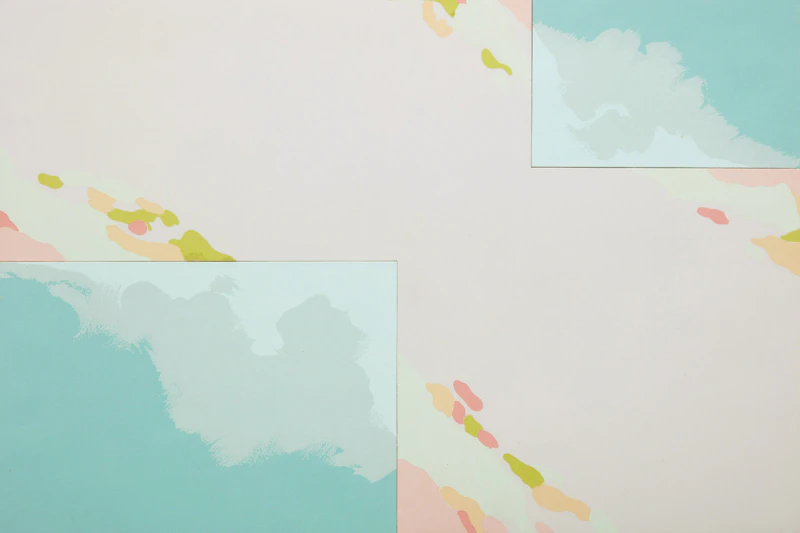Walter Darby Bannard, Skyways #5, colour serigraph, 1970 - view 1