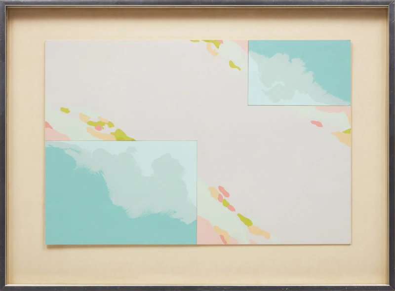 Walter Darby Bannard, Skyways #5, colour serigraph, 1970 - view 2