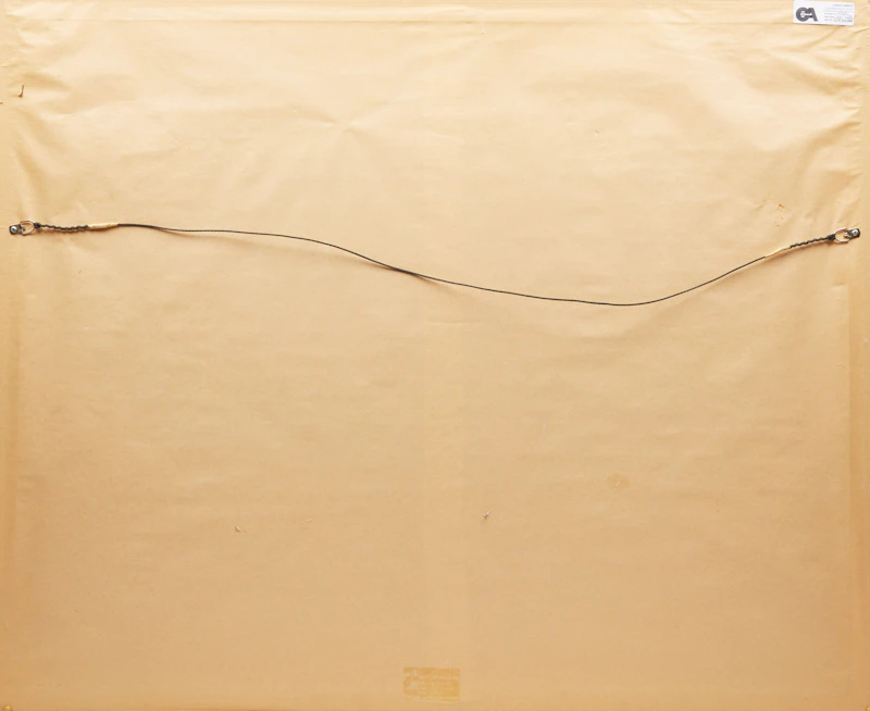 Lupe Rodriguez, Untitled (Landscape with Trees) , mixed media on paper, 1988 - view 3