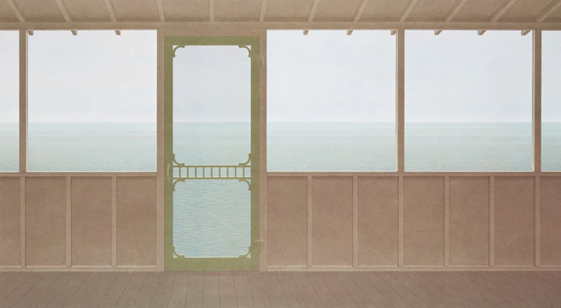 Christopher Pratt, Cottage Interior, colour photolithograph - view 1