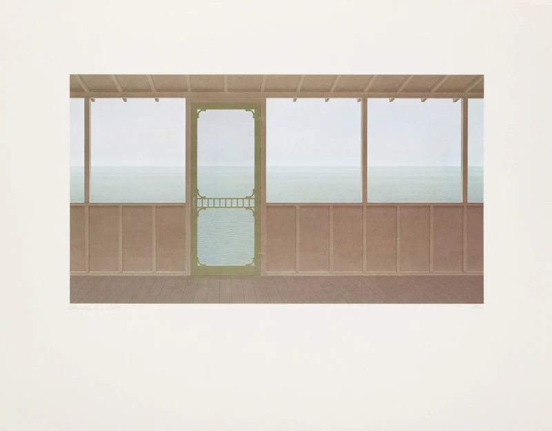 Christopher Pratt, Cottage Interior, colour photolithograph - view 2
