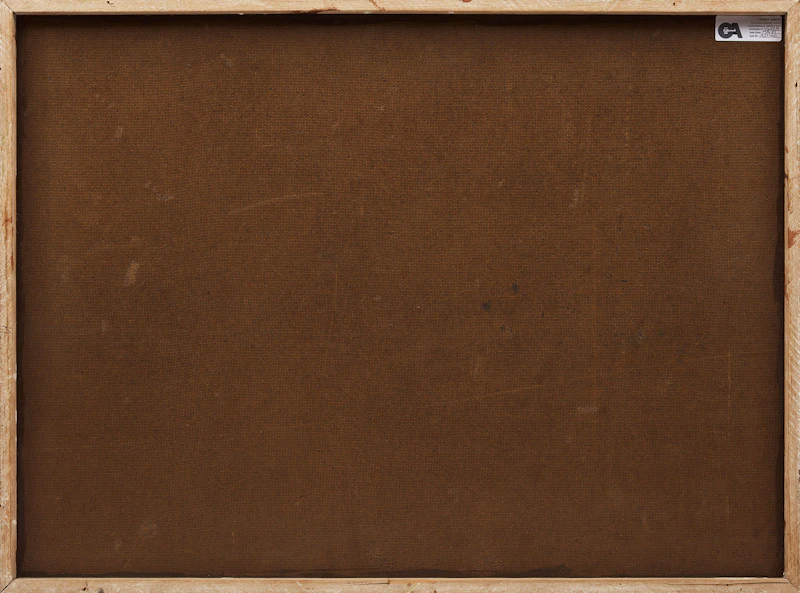 Leonardo Nierman Mendelejis, Abstract, oil on masonite, 1963 - view 3
