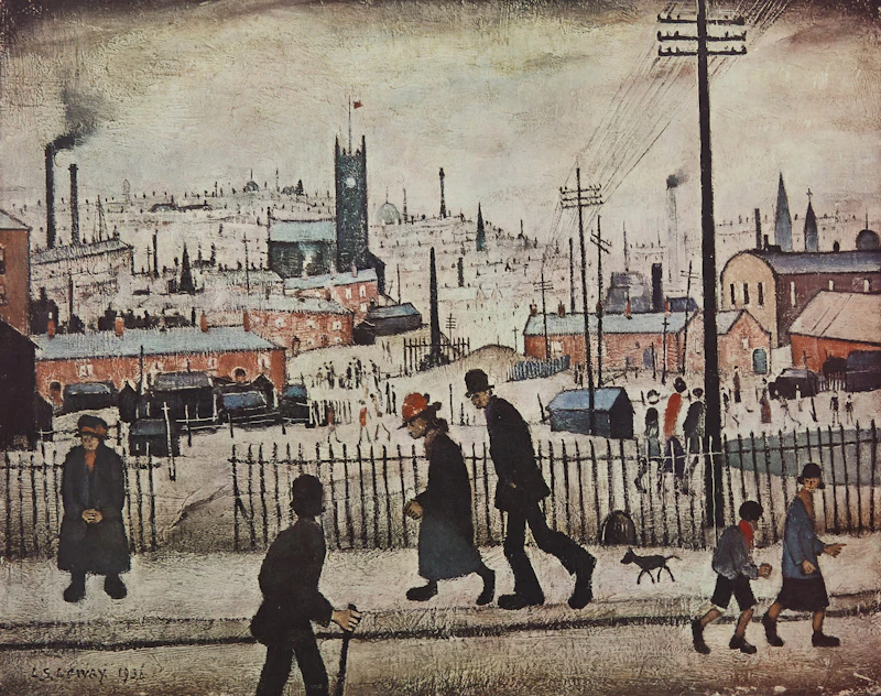 View of a Town by Laurence Stephen Lowry