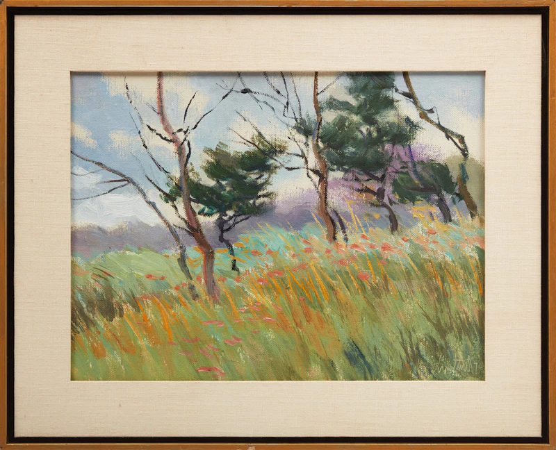 Arthur Kowalski, Hautes herbes, oil on canvas, 1979 - view 2