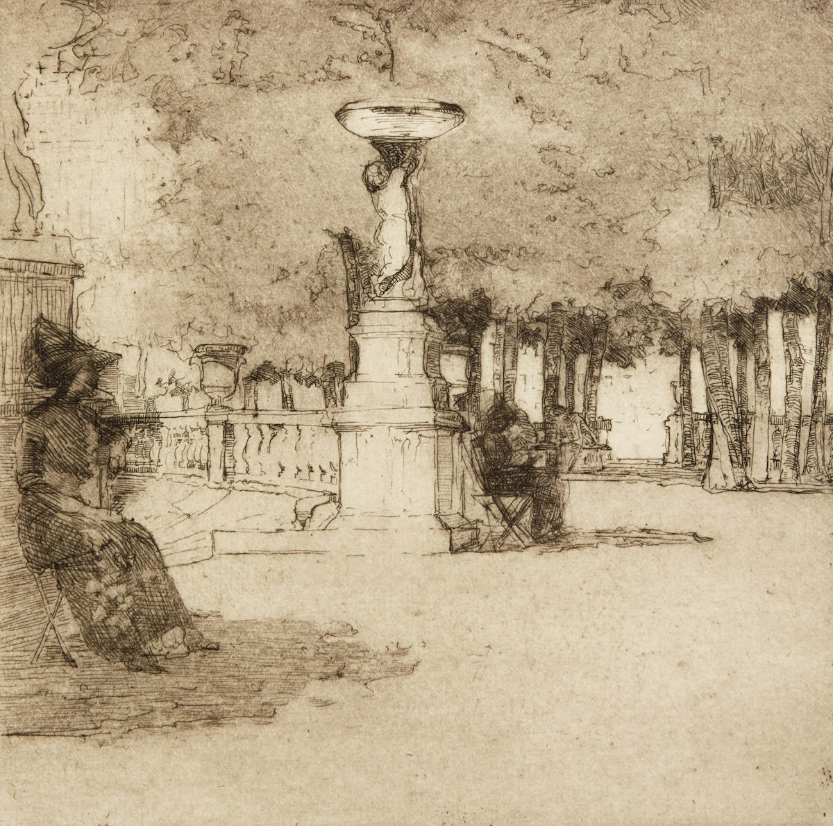 Edith M. Carter Walters, Three Etchings, three etchings