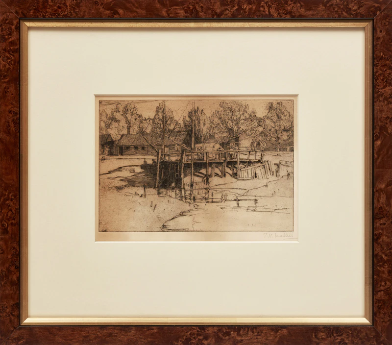 Edith M. Carter Walters, Three Etchings, three etchings - view 5