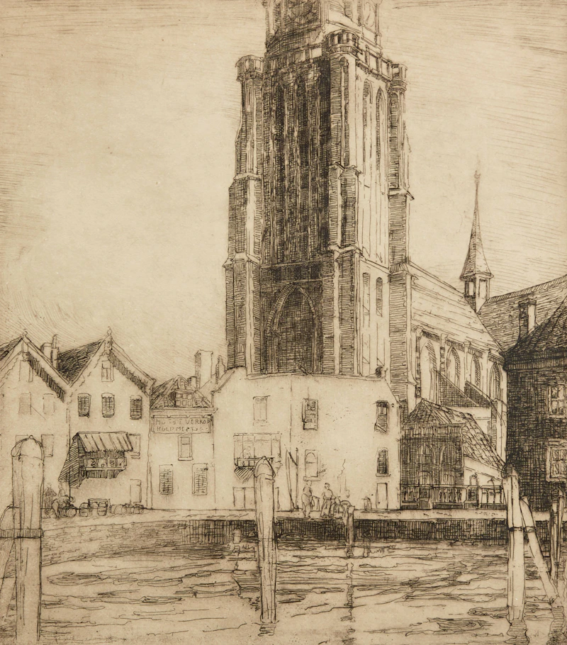 Edith M. Carter Walters, Three Etchings, three etchings - view 7