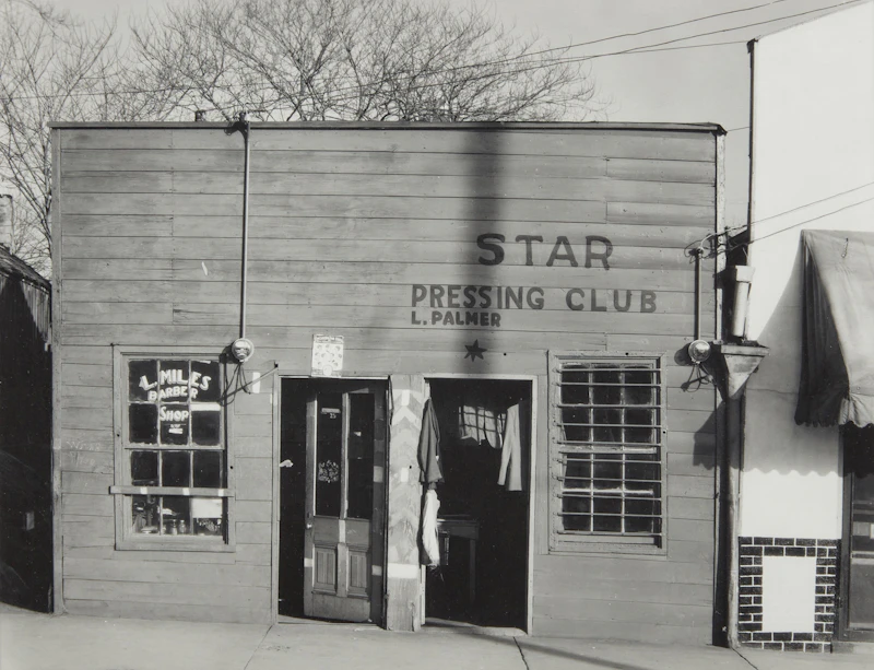 Star Pressing Club, Vicksburg, Mississippi by Walker Evans