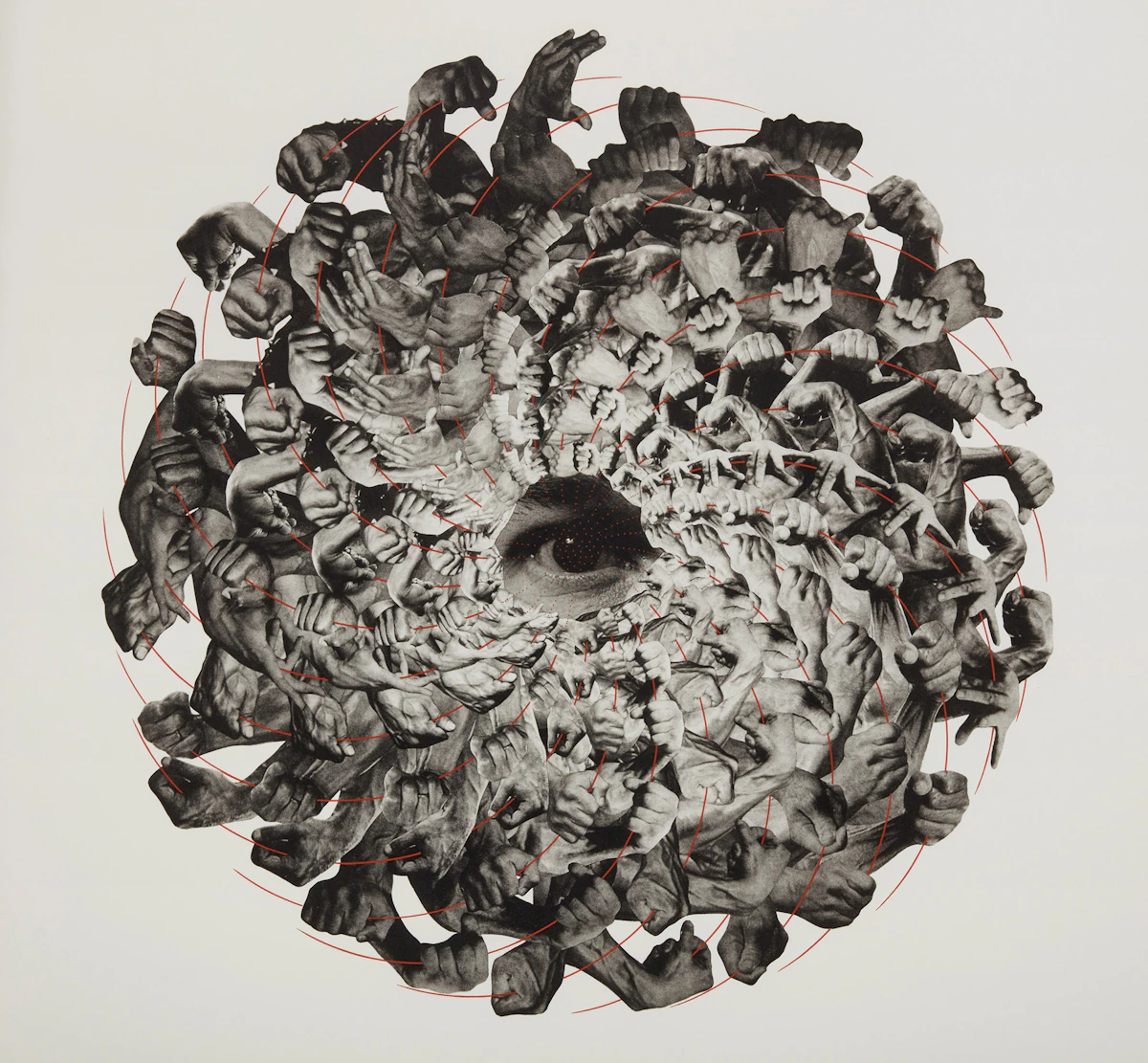 John Massey, Black Eye, colour photolithograph and serigraph