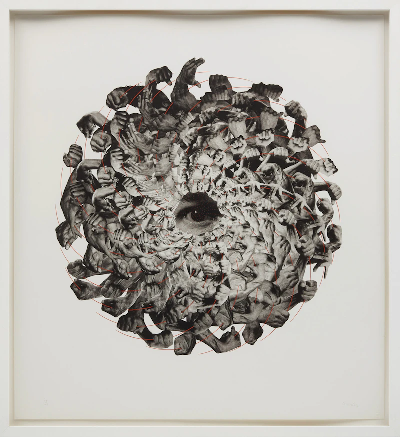 John Massey, Black Eye, colour photolithograph and serigraph - view 2
