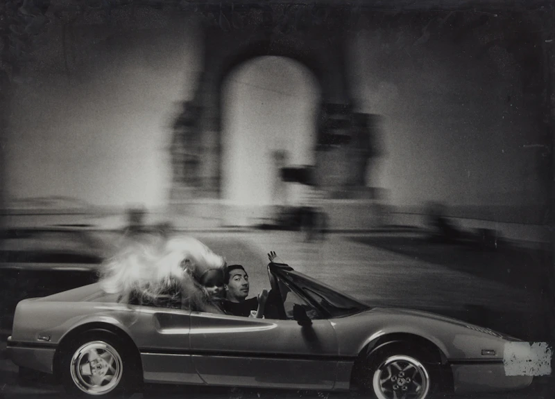 Olivier Rebufa, Le photogaphe and Balade sur la corniche [sic], two selenium toned gelatin silver prints mounted on aluminum - view 4