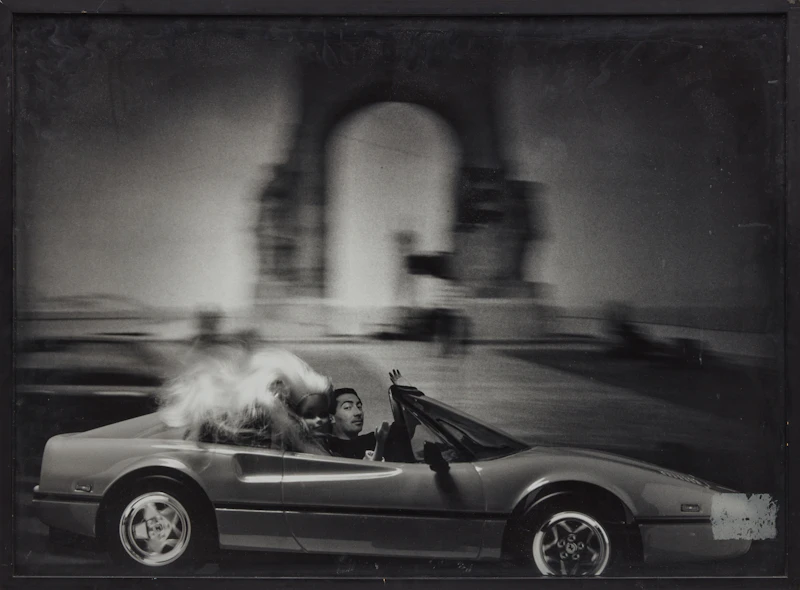 Olivier Rebufa, Le photogaphe and Balade sur la corniche [sic], two selenium toned gelatin silver prints mounted on aluminum - view 5