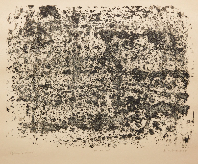 Sol animé by Jean Dubuffet