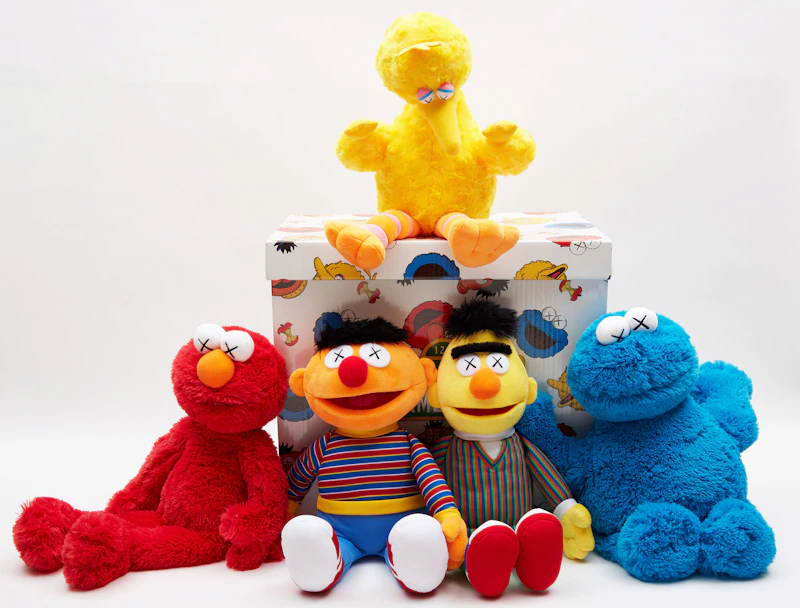 Sesame Street Plush Box Set by KAWS x Sesame Street