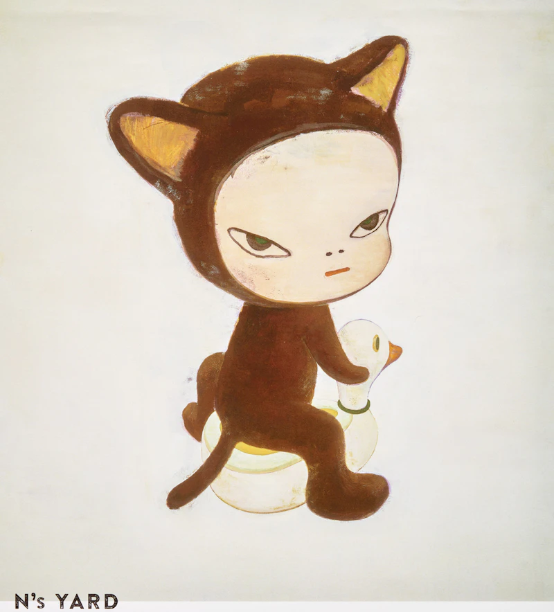 Suite of Six Colour Lithographs from N's Yard Posters by Yoshitomo Nara