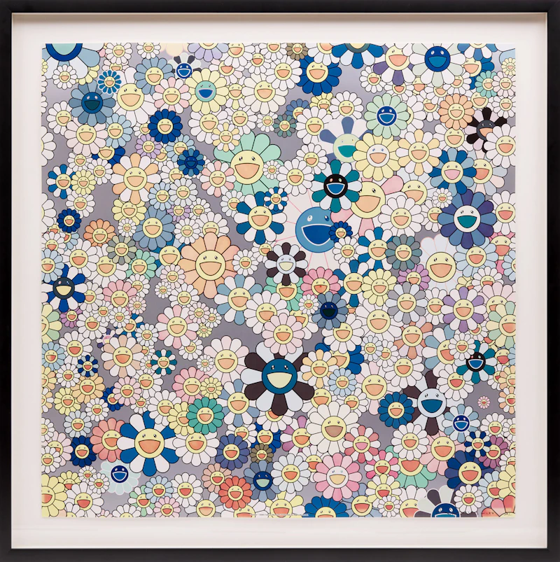 Takashi Murakami, Flower (Superflat), offset colour lithograph, 2004 - view 2