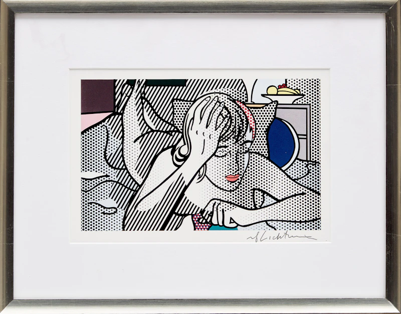 Roy Lichtenstein, From the Nudes Series, six colour relief prints, 1994 - view 2