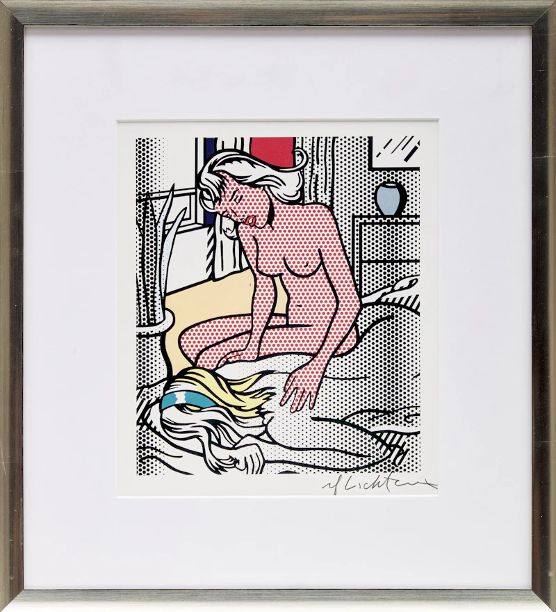 Roy Lichtenstein, From the Nudes Series, six colour relief prints, 1994 - view 11
