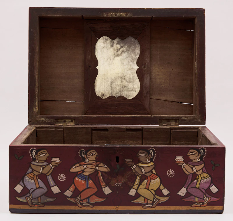 Jamini Roy, Cash Box, tempera on wood - view 2