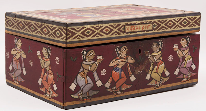 Jamini Roy, Cash Box, tempera on wood - view 5