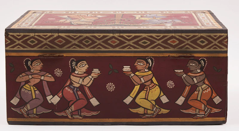 Jamini Roy, Cash Box, tempera on wood - view 6