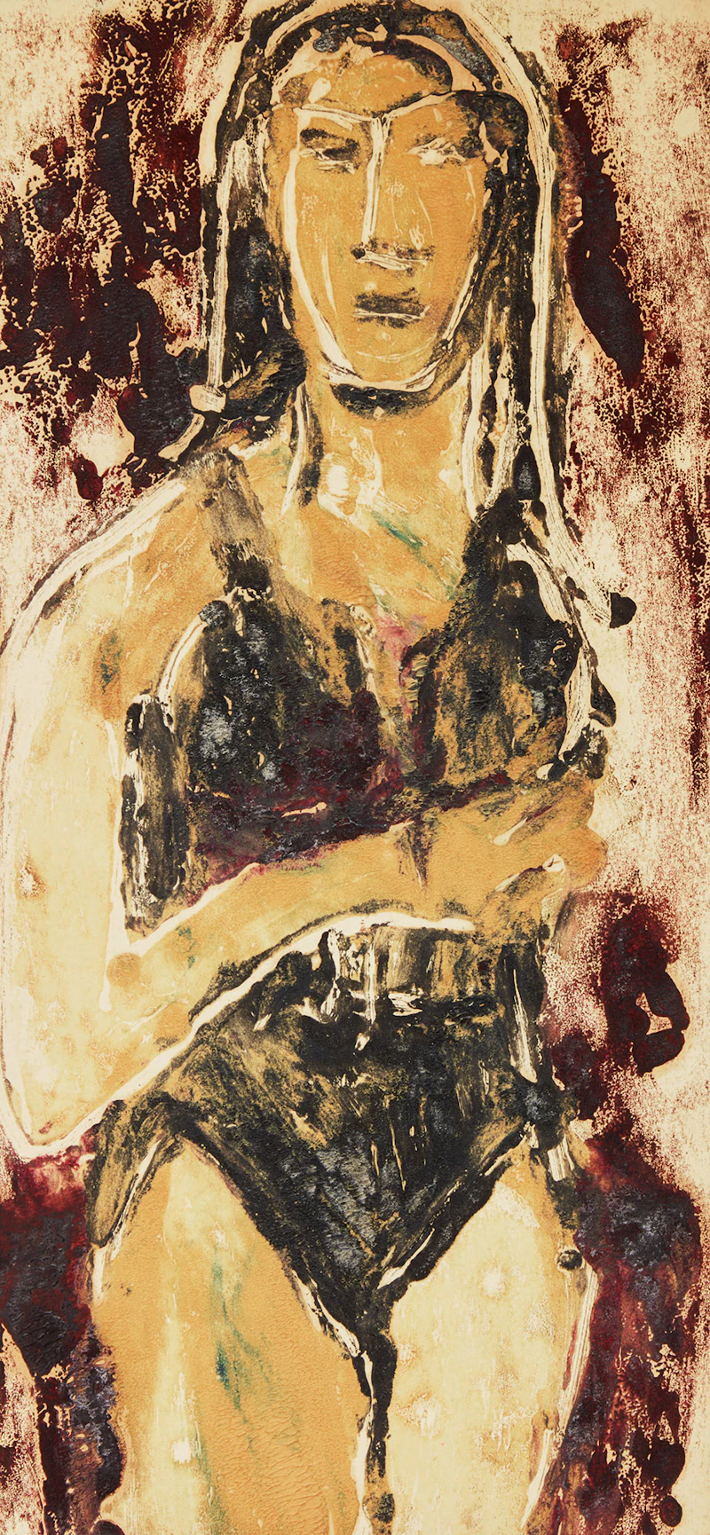 Portrait of a Woman by Francis Newton Souza