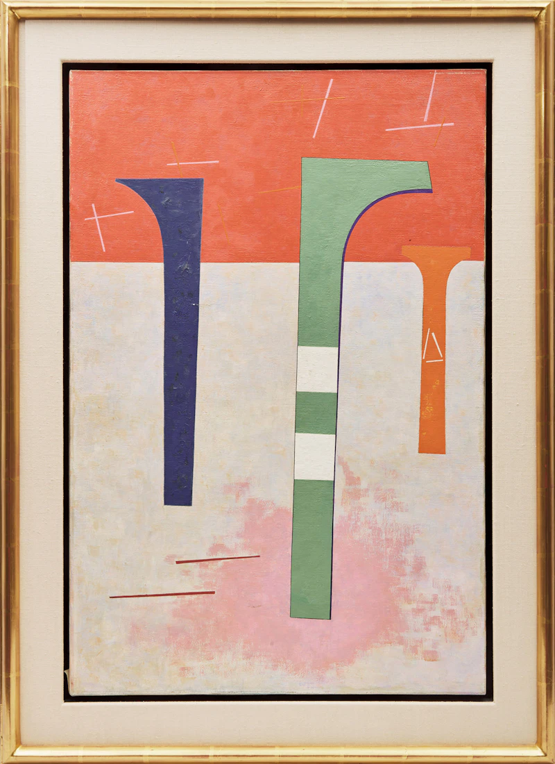 Osvaldo Louis Guglielmi, Third Avenue Doric, oil on canvas, 1950 - view 2