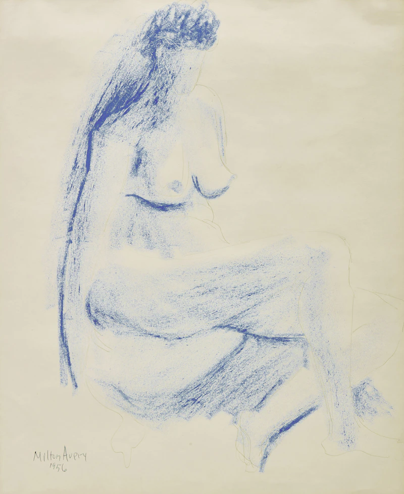 Nude with Legs Crossed by Milton Avery