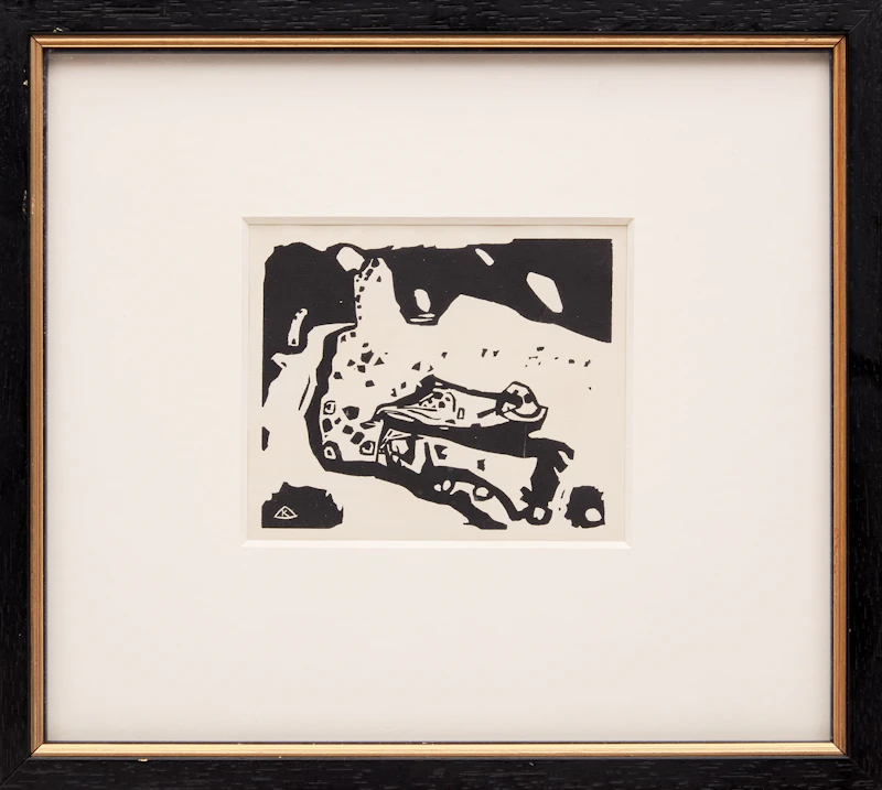 Wassily Kandinsky, Variation nach Improvisation 21 from the Suite Klänge, woodcut, 1911 - view 2