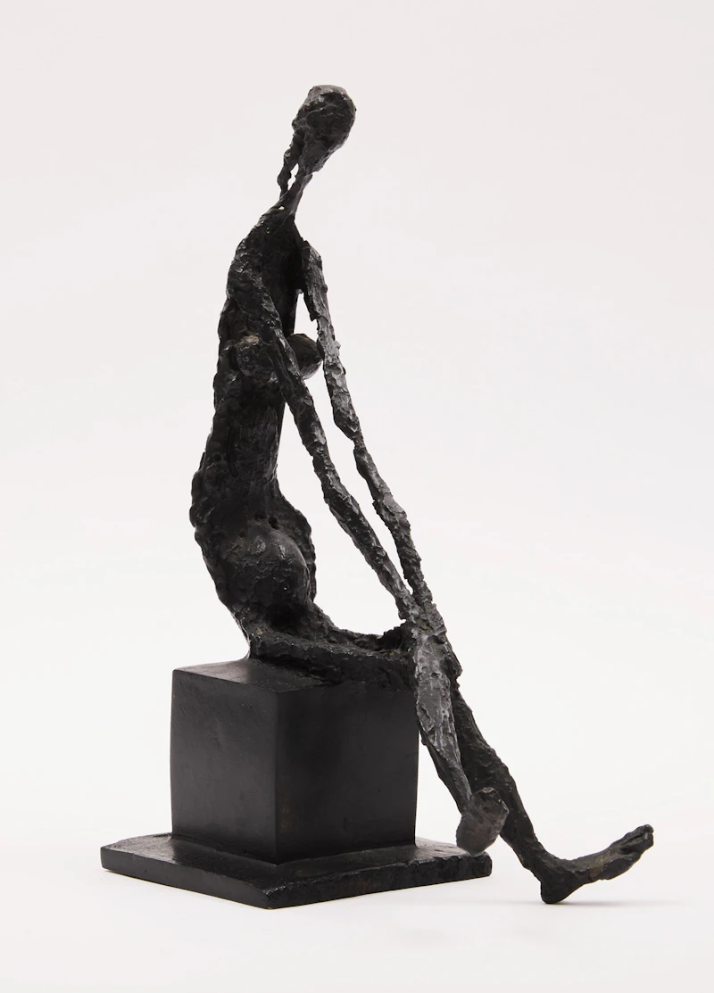Robert Couturier, Seated Woman, bronze - view 2