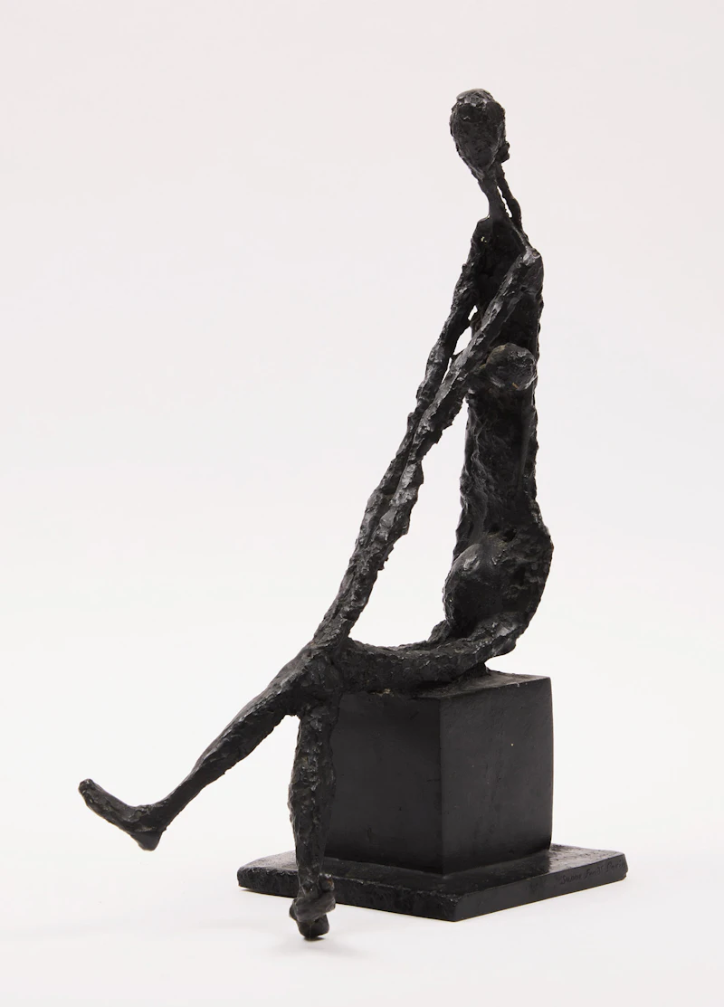 Robert Couturier, Seated Woman, bronze - view 3