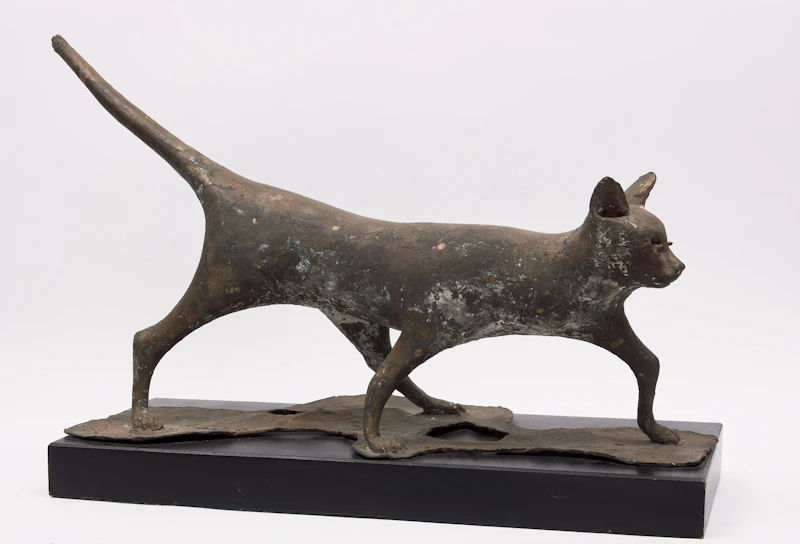 Pericle Fazzini, Cat, bronze - view 3
