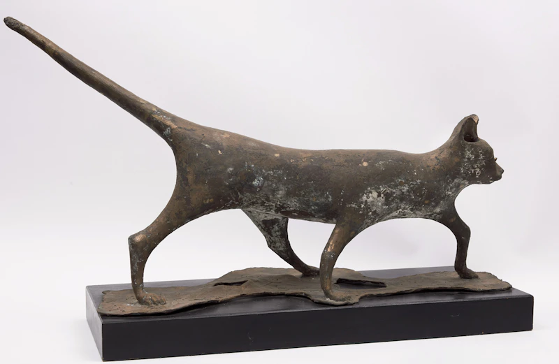 Pericle Fazzini, Cat, bronze - view 4