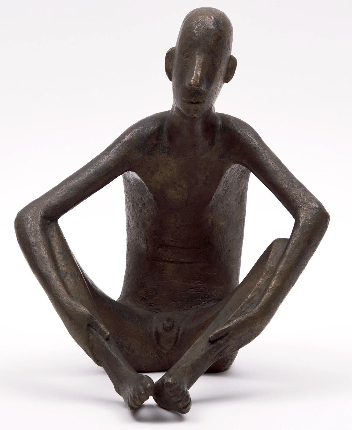 Gerhard Marcks, Sitting Boy, bronze