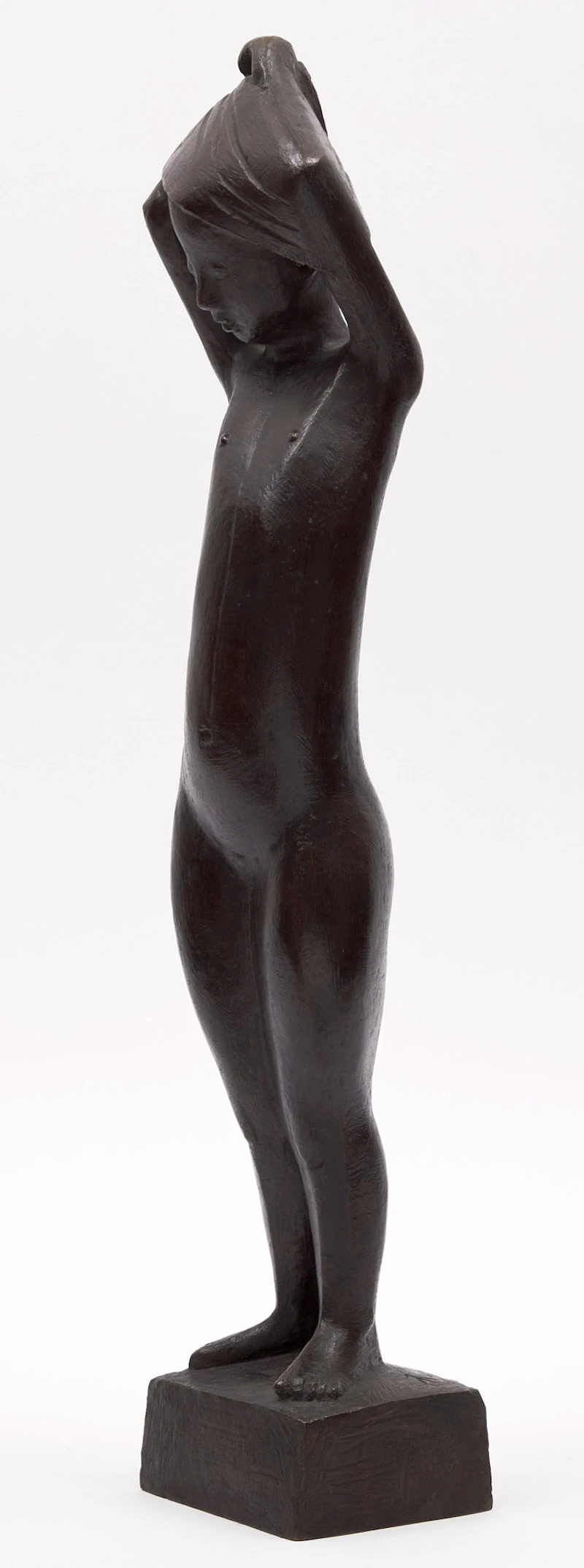 Gerhard Marcks, Young Girl Dressing, brown patinated bronze - view 3