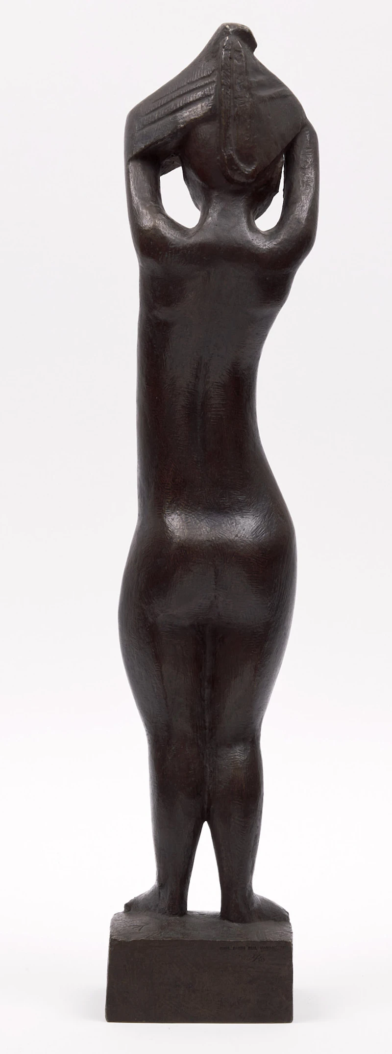 Gerhard Marcks, Young Girl Dressing, brown patinated bronze - view 4