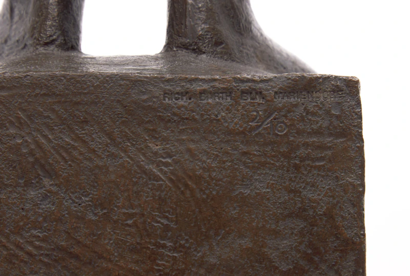 Gerhard Marcks, Young Girl Dressing, brown patinated bronze - view 5