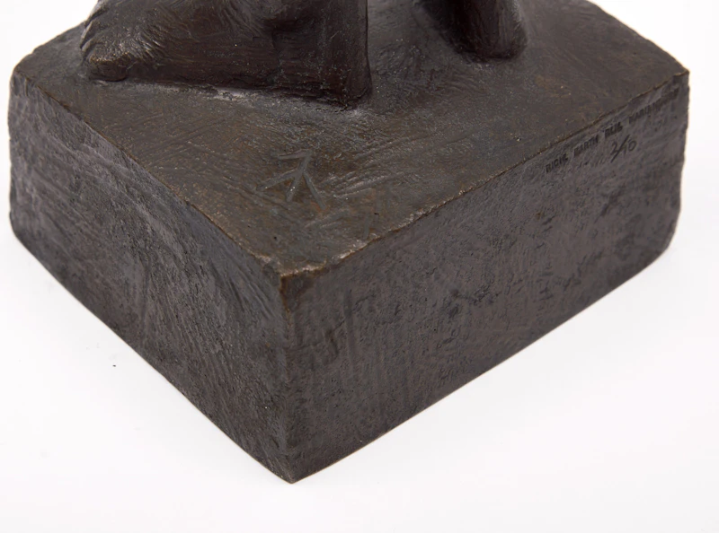 Gerhard Marcks, Young Girl Dressing, brown patinated bronze - view 6