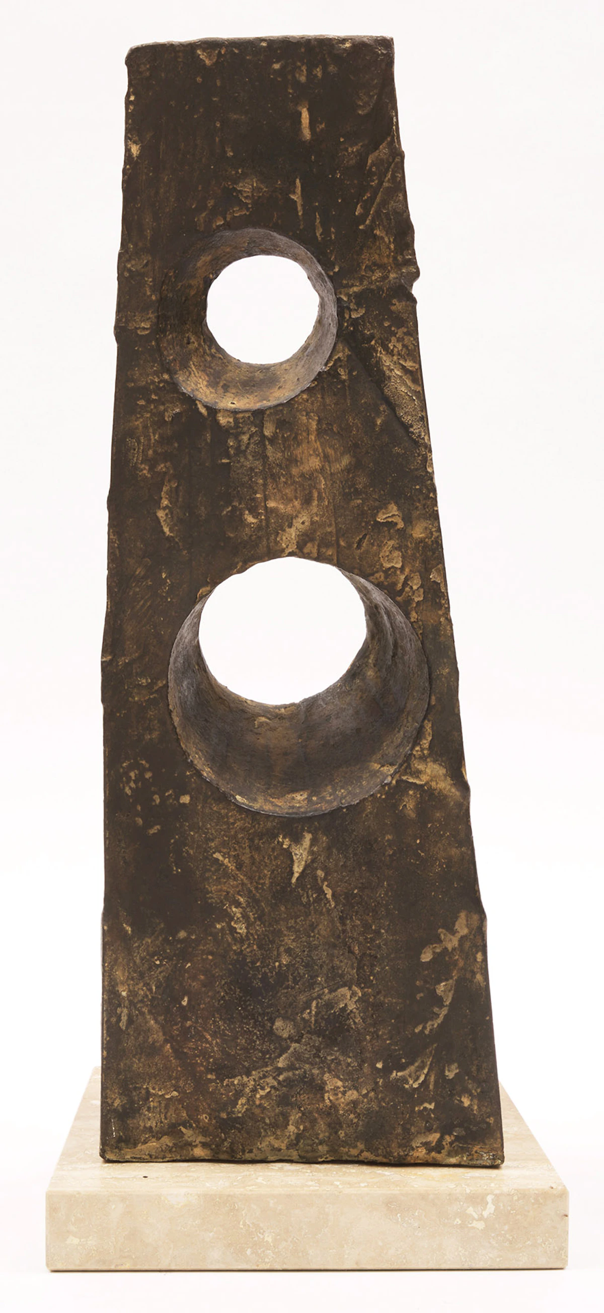 Lynn Russell Chadwick, Maquette for Monitor II (Farr & Chadwick 482), patinated bronze, 1965